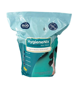 Products: HygieneNix Biodegradable Wet Wipes, 800 wipes per roll