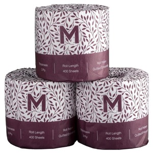 Products: Luxury Wrapped Toilet Tissue - White, 2 Ply, 400 Sheets (48 Rolls) - Hygiene Supplies Expert