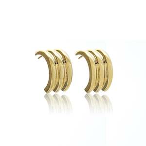 Ella Hoops Large | Gold