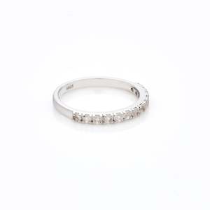 Eternity Ring | Rose Quartz/Silver