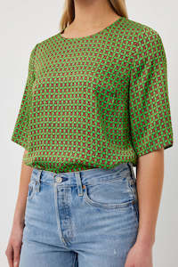 Serene Top | Fan Print