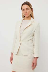 Coats Jackets: Coco Jacket | Ivory Chanel