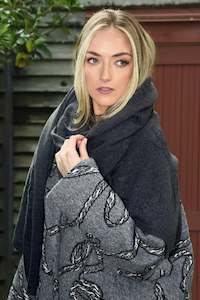 Scarfs Hats 1: Wrap Around Scarf | Black