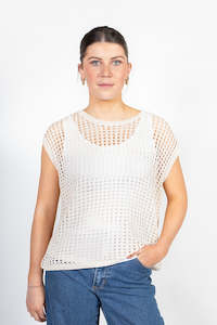 Chelsea Vest | Vanilla Gold O/S