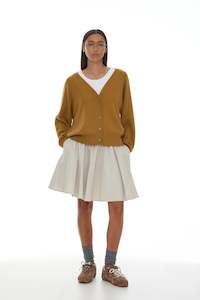 Knitwear: Fonseca Cardigan | Chartreuse