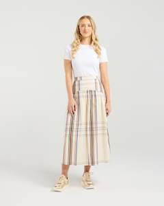 Vivienne Skirt | Sunset Plaid