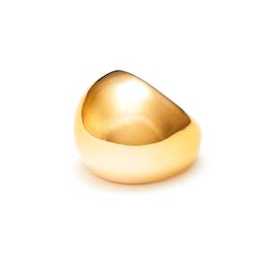 Silk Steel: Dome Ring | Gold