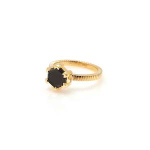Silk Steel: Harmony Ring | Black Spinal/Gold