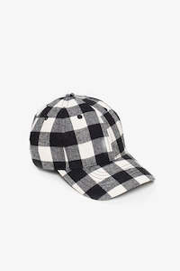 Antler: Gingham Cap | Black