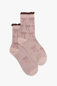 Bows Sock | Blush