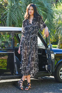 Drawn To Perfection Dress | Black