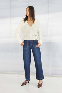 Marfa Denim Trousers | Paris Blue