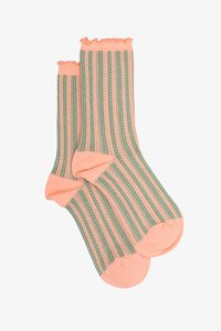 Antler: Apricot & Sage Sock