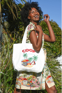 Coop: Bag To The Beach Bag | White/Red