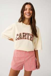 Tees: Jeana Tee | Buttermilk Leopard