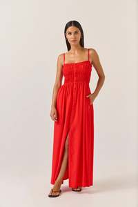 Dresses: Game Dress | Tomato