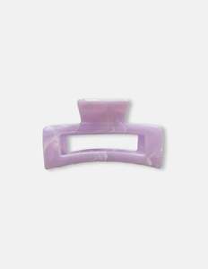 Rectangle Hair Claw | Marbled Lilac