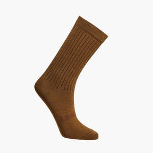 Womans Crew Sock | Walnut