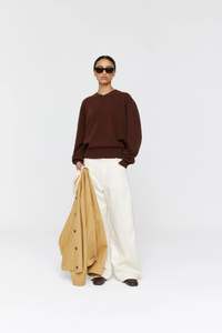 Knitwear: Amina Jumper | Brown