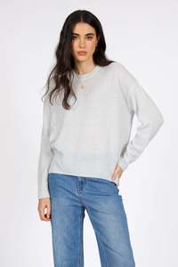 Celeste Crew Knit | Ice