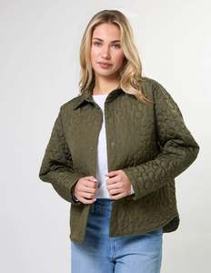 Coats Jackets: Flowerly Jacket | Army