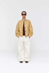 Coats Jackets: Franco Jacket | Tan/Ivory Cord