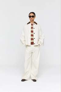 Franco Jacket | Ivory/Tobacco Cord