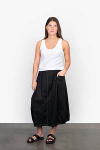 Skirts: Cyrus Skirt | Black Contrast OSFM