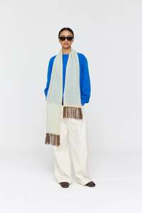 Lori Scarf | Mint/Butter/Brown