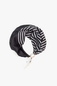 Pearl Fasten Neck Tie | Tuxedo Stripe