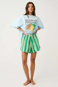 Shorts: Rory Short | Palm Stripe