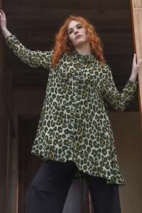 Curate: On With The Show Shirt | Leopard