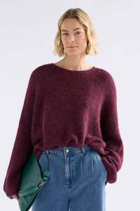 Agna Sweater | Merlot