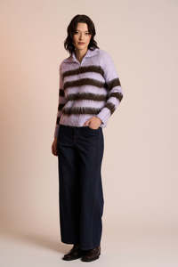 Jumpers: The Zip Jumper | Iris/Cacao