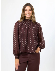 Sue Blouse | Choc Spot