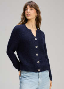 Knitwear: Alpaca Cardi | Midnight