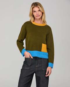 Poet Jumper | Olive Multi
