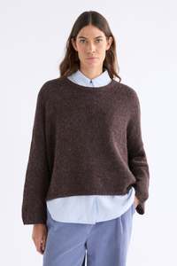 Knitwear: Agna Sweater | Chestnut