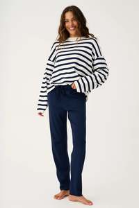 Pants And Skirts: Pennie Knit Pant | Navy