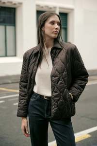 Toronto Quilted Jacket | Java