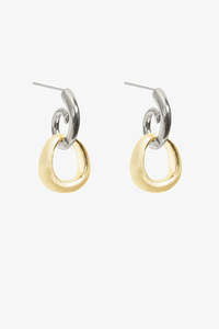 Contrast Drop Earring
