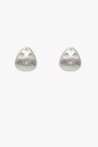 Jewellery: Front Set Teardrop | Silver
