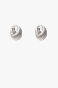 Fine Line Hoop | Silver