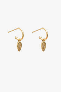 Jewellery: Gracie Petite Hoop | Gold