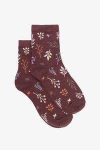 Falling Maple Sock