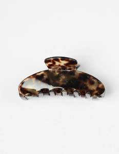 Hair Claw | Brown Leopard