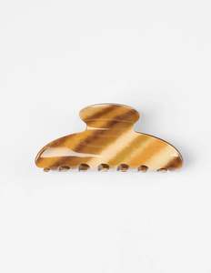 Hair Claw | Stripey Brown