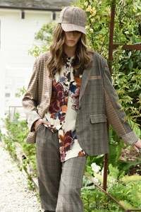 Coats Jackets: Criss-Crossed Jacket | Check