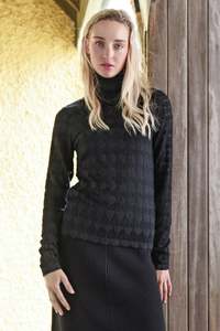 Heart Work Top | Black
