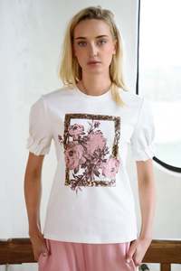 Tees: Foil & Flourish T-Shirt | White